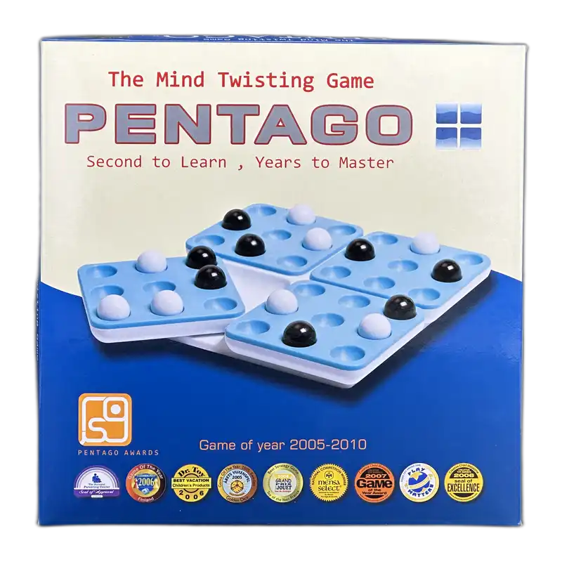جعبه بازی فکری پنتاگو آبی (Blue Pentago) فکرا